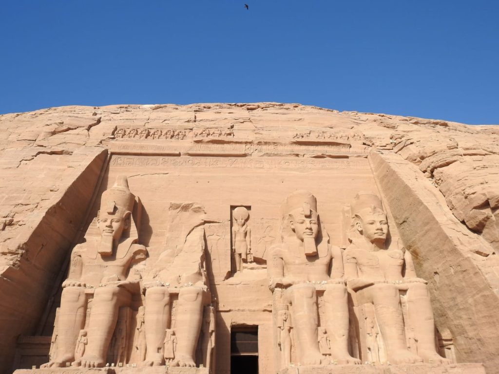 Temple of Rameses 2 in Abu Simbel.