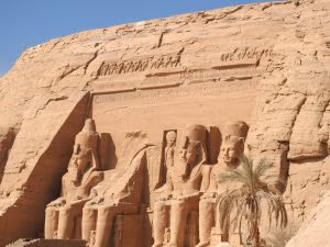 Temple of Rameses 2 in Abu Simbel.