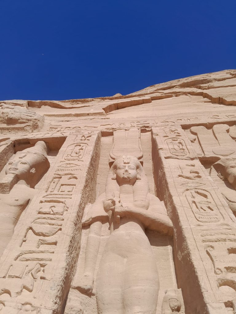 Temple of Nefertary in Abu Simbel.