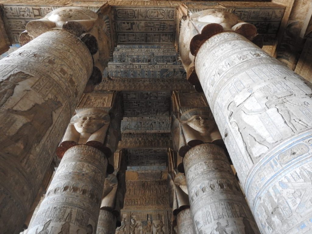 Temple of Hathor in Dendera.