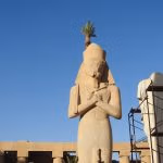 Statue of King Ramses in Karnak