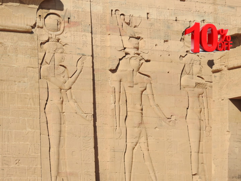 Temple of Horus in Edfu.