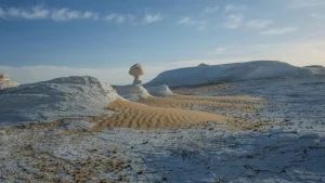 The White Desert of Egypt